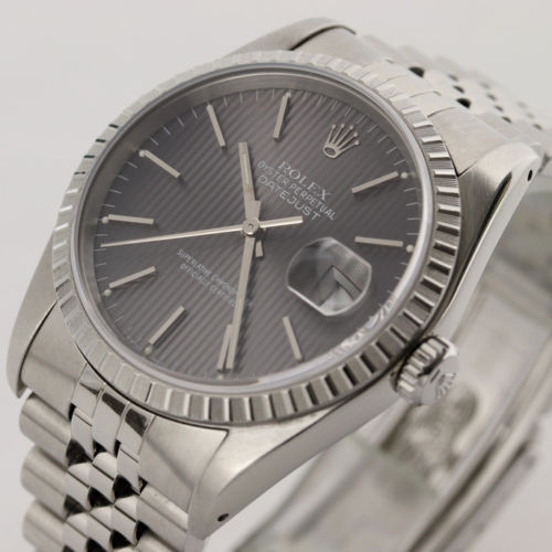 Gents Rolex Datejust Tapestry Dial Wristwatch