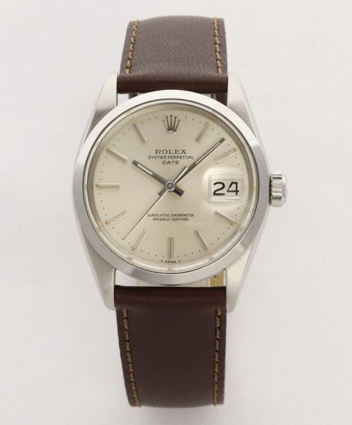 Vintage Gents Rolex Gents Oyster Perpetual Date Wristwatch