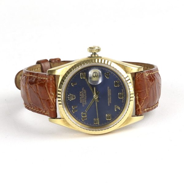 Rolex Datejust 18ct Yellow Gold 36mm Gents Unisex Model 16018