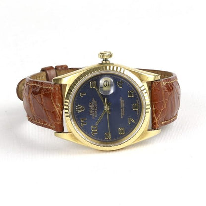 Rolex Datejust 18ct Yellow Gold 36mm Gents Unisex Model 16018