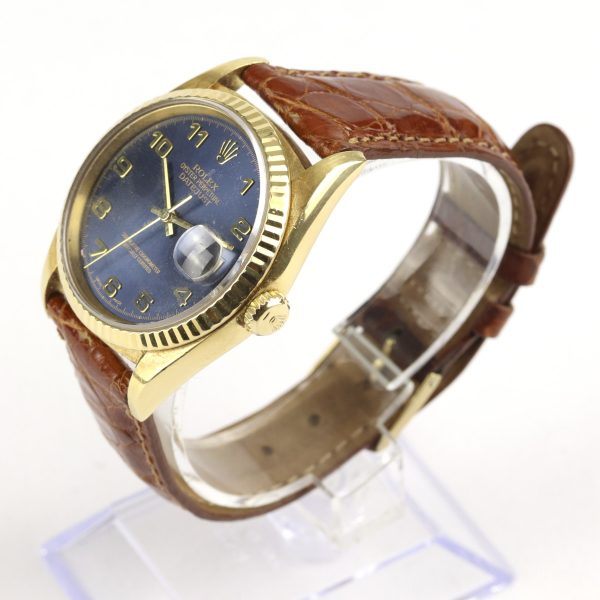 Rolex Datejust 18ct Yellow Gold 36mm Gents Unisex Model 16018