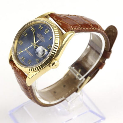 Rolex Datejust 18ct Yellow Gold 36mm Gents Unisex Model 16018