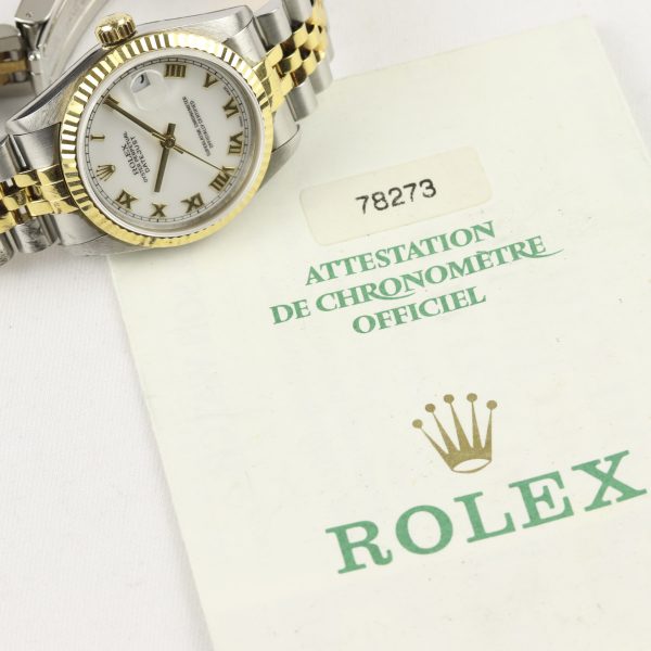 Rolex Datejust Steel & Gold Midsize 31mm with Papers