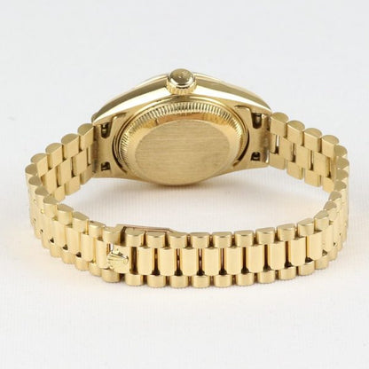 Rolex Ladies Oyster Perpetual Datejust Red Gradient Diamond Dial 26mm