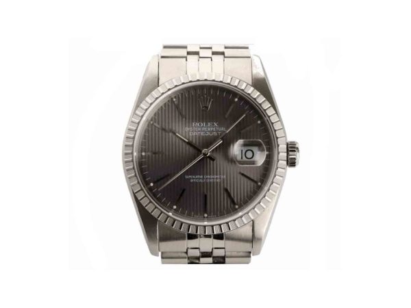 Gents Rolex Datejust Tapestry Dial Wristwatch