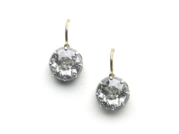 Antique Victorian Diamond Drop Earrings