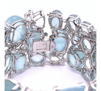 369.00ct Aquamarine Bracelet