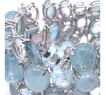 369.00ct Aquamarine Bracelet