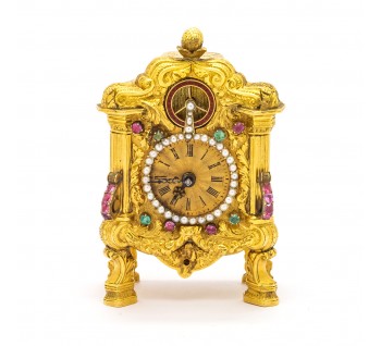 Antique Georgian Gold Carriage Clock