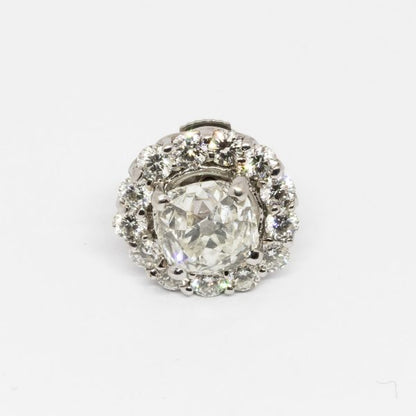 Diamond Cluster Earrings, 7.90ct