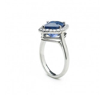 Sapphire and Diamond Ring