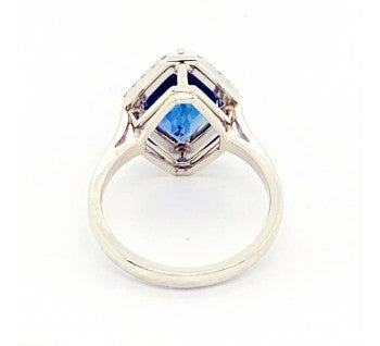 Sapphire and Diamond Ring