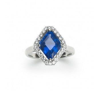Sapphire and Diamond Ring
