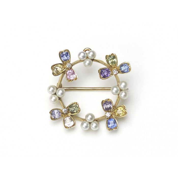 Tiffany and Co. Gem Set Pendant Brooch
