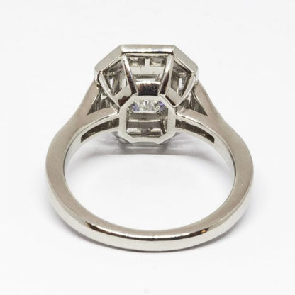 DIAMOND MITRE SET RING, 1.70 CARAT