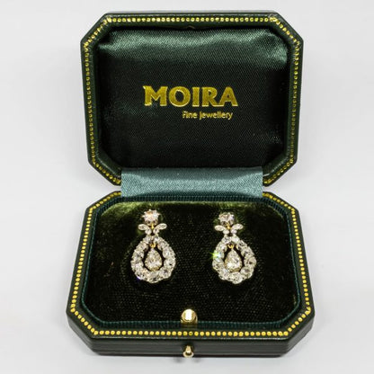 Antique Victorian Diamond Drop Earrings