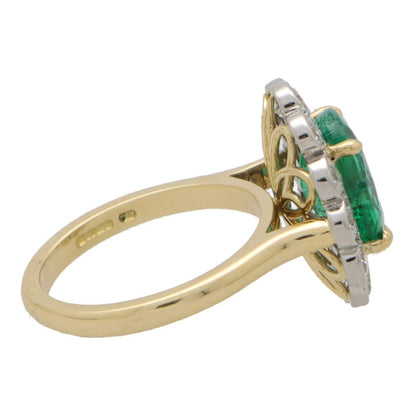 Emerald ring side