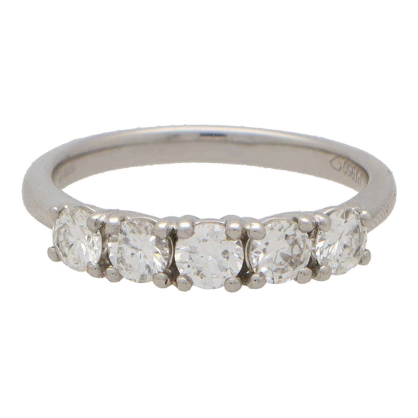 Diamond Five Stone Ring, 0.85 carats