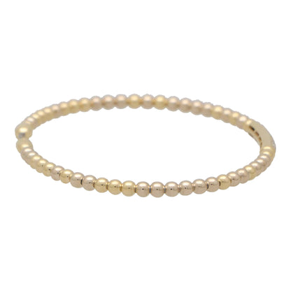 Contemporary Diamond Set Torque Bangle