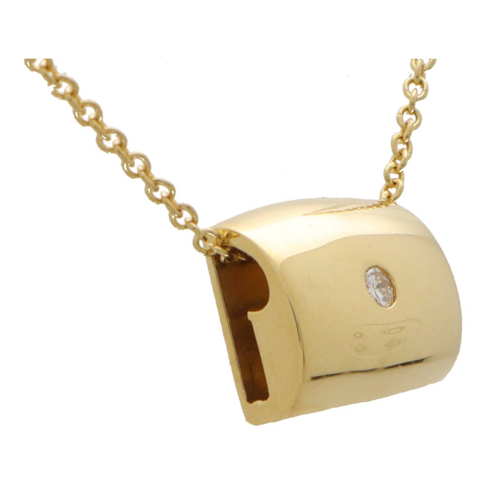 Vintage18K Piaget Diamond Pendant, 1990s