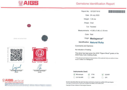 2ct Ruby and Diamond Cluster Stud Earrings