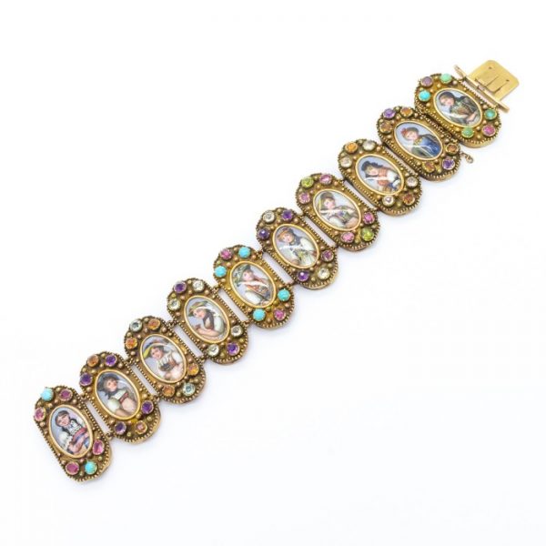 SWISS ENAMEL CANTONS BRACELET