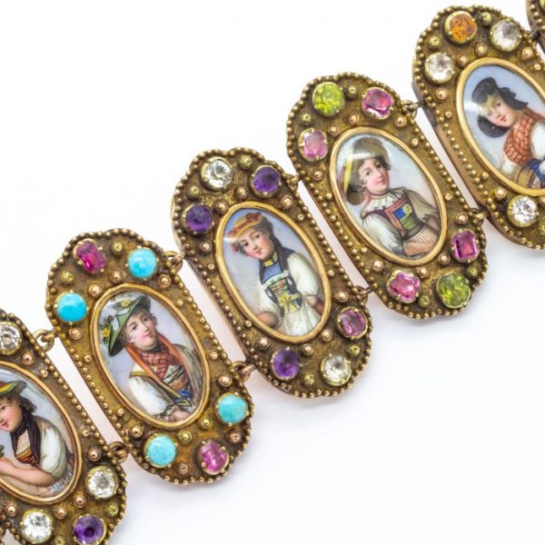 SWISS ENAMEL CANTONS BRACELET