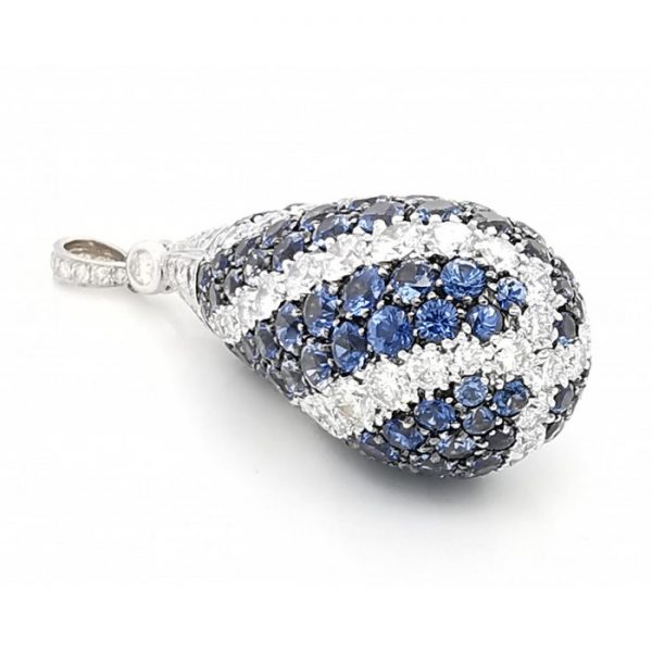 Sapphire & Diamond Pendant