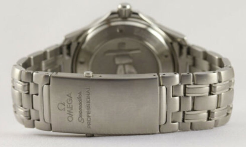 Omega Seamaster, Olympic Limited Edition. Box & Papers red dial watch Vancouver red