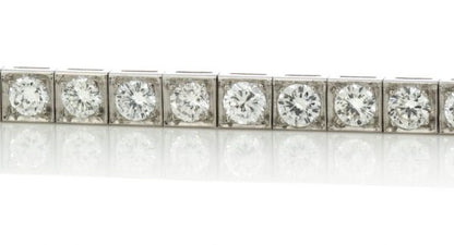 Vintage Cartier Diamond Bracelet Platinum, Circa 1950's