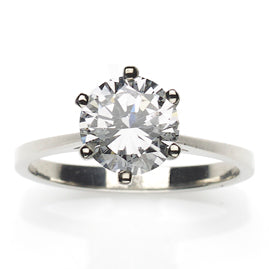Single Stone 1.52ct Diamond Ring