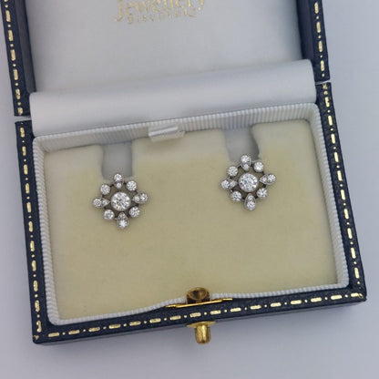 Snowflake 0.90ct Diamond Set Earrings