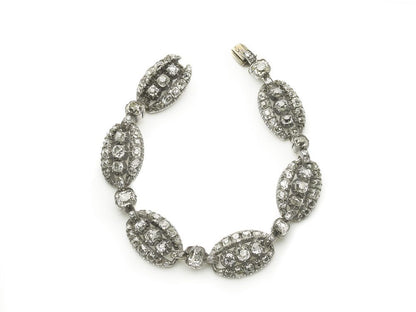 Antique Victorian Old Cut Diamond Bracelet, 9 carats