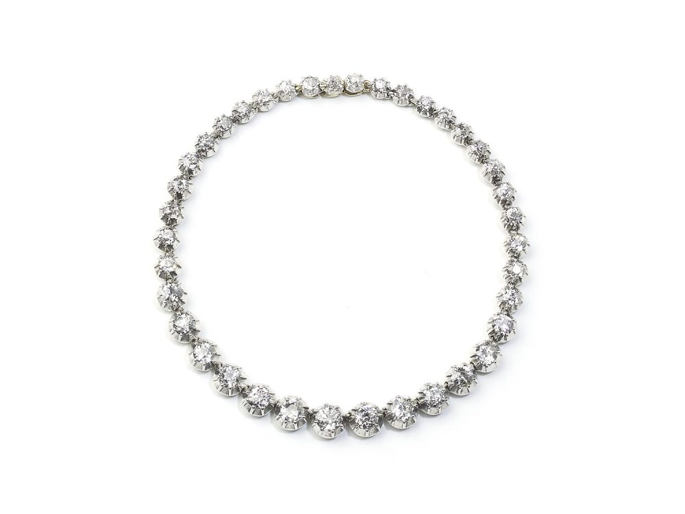 Antique Victorian Diamond Line Bracelet