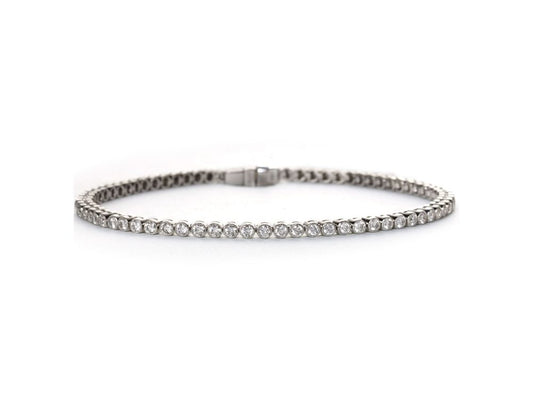 Diamond Line Bracelet, 1.85cts