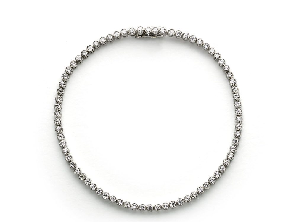 Diamond Line Bracelet, 1.85cts
