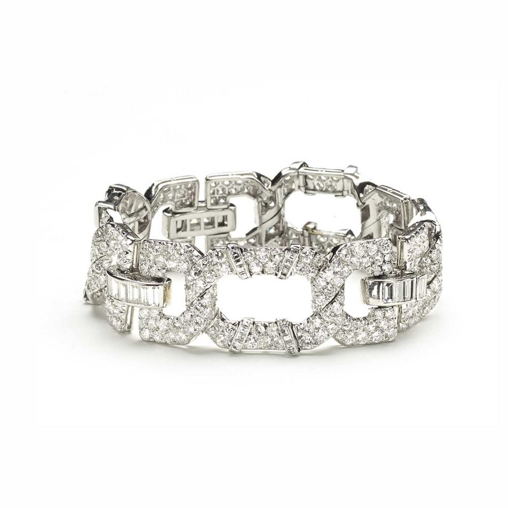 Cartier Art Deco Diamond Bracelet
