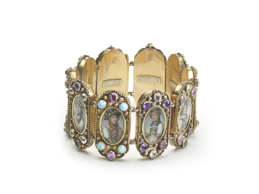 Swiss Enamelled Cantons Bracelet