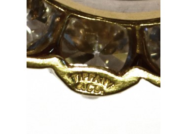 Tiffany Diamond Crescent Platinum Brooch, Circa 1900