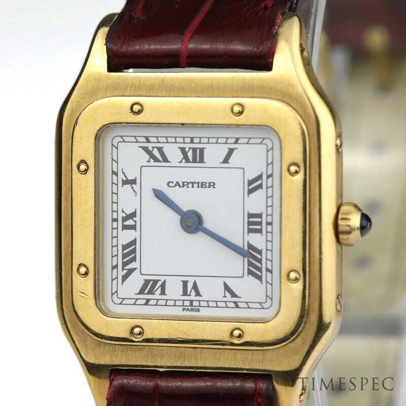 Square Cartier gold watch
