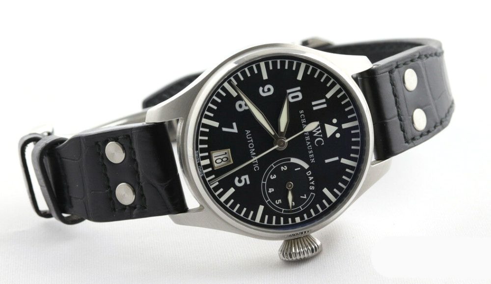 Men's IWC, Big Pilot Automatic Watch, Box & Papers