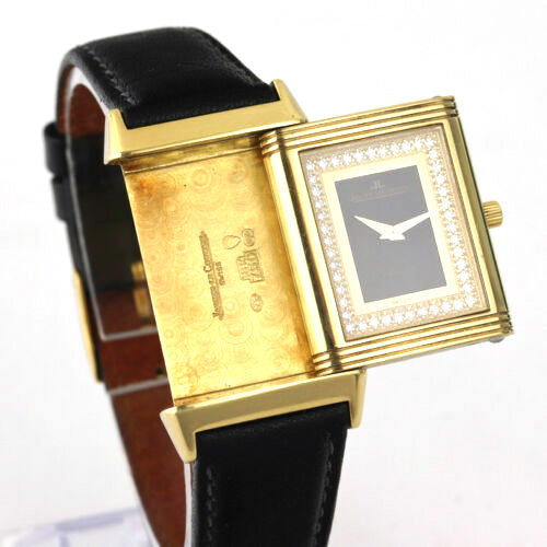 Gent's Reverso gold watch