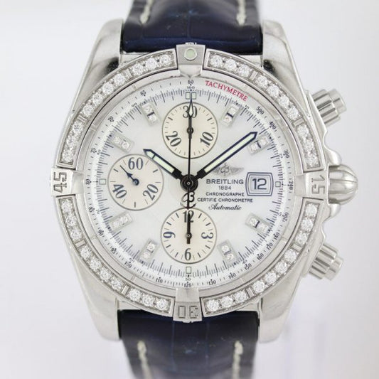 Breitling Chronomat Evolution Diamond 44mm Automatic, Box and Papers