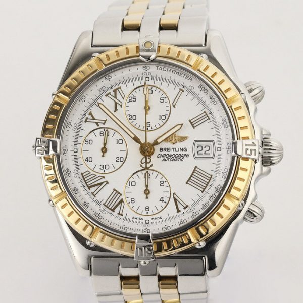 Breitling Crosswind Chronograph Gold and Steel 42mm Automatic Watch
