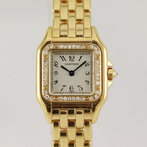 Cartier Panthere Ladies Original Diamonds 18ct Yellow Gold 22mm, Box