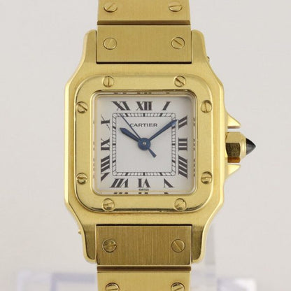 Cartier Santos Ladies Automatic in 18ct Yellow Gold, With Box
