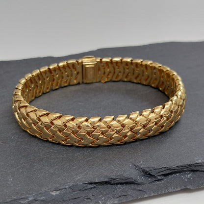 Tiffany and Co Vannerie 18ct Yellow Gold Bracelet