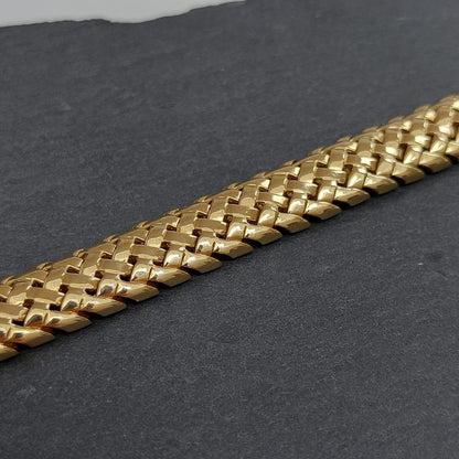 Tiffany and Co Vannerie 18ct Yellow Gold Bracelet