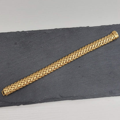 Tiffany and Co Vannerie 18ct Yellow Gold Bracelet