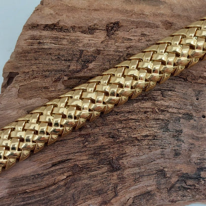 Tiffany and Co Vannerie 18ct Yellow Gold Bracelet